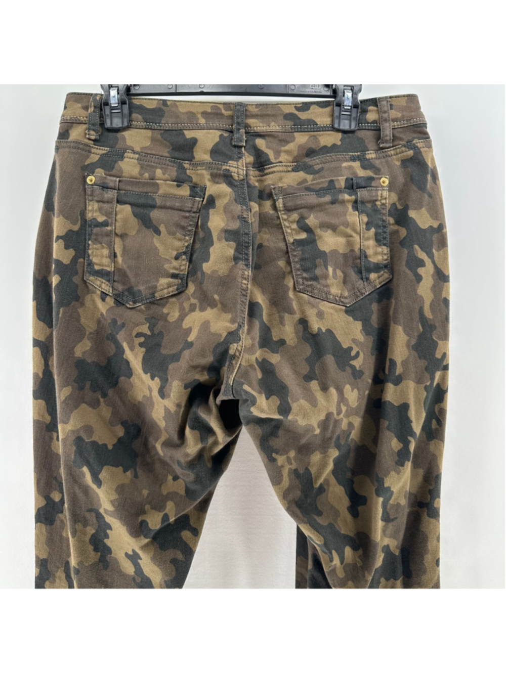 Poetic Justice MAYA SKINNY Women's 30 Curvy Fit CAMO ROCKER Stretch Jeans 12 - Picture 6 of 10